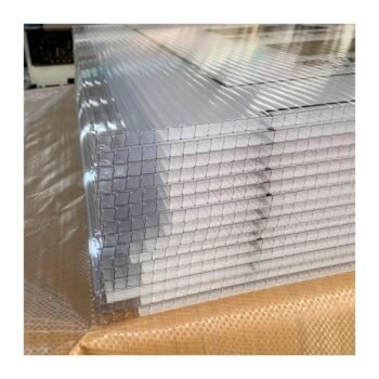 UV extruded clear cellular hollow panel polycarbonate sheets for greenhouse roof